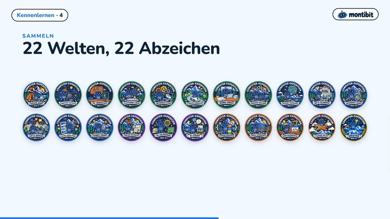 22 Welten, 22 Abzeichen